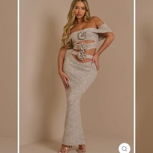 Wanderdoll Blossom Knit Maxi Skirt